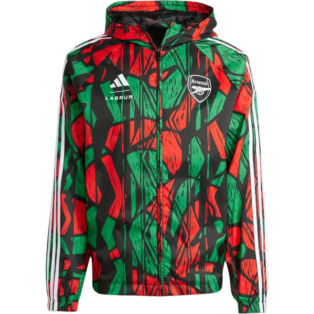 Adidas Arsenal LABRUM WINDBREAKER Jackets & Coats Men's Red Green