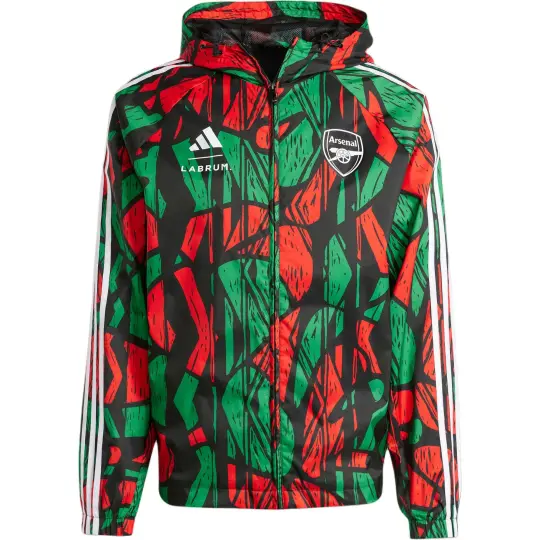 Adidas Arsenal LABRUM WINDBREAKER Jackets & Coats Men's Red Green