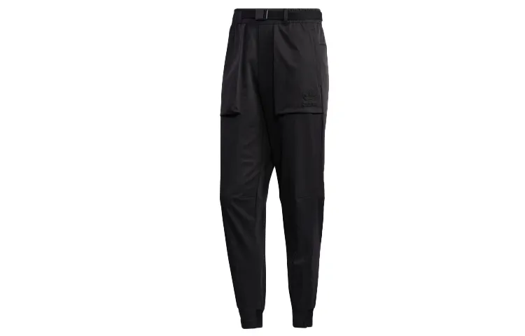 Adidas Originals Tech Pant Printed Knitted Sweatpants Men's Black Moderate Other