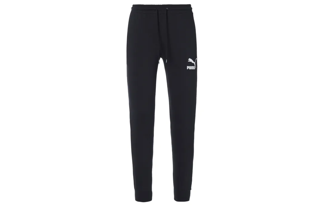 PUMA Knitted Sweatpants Men's Black