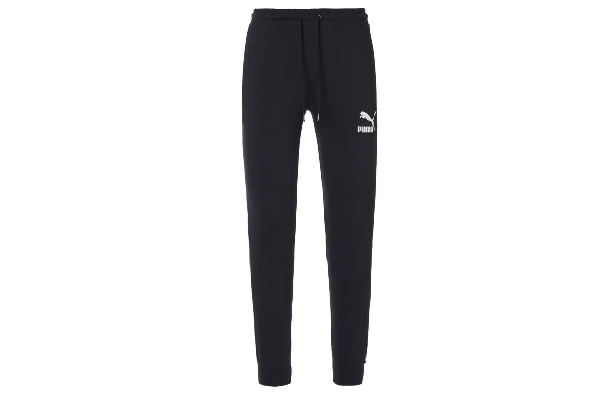 PUMA Knitted Sweatpants Men's Black
