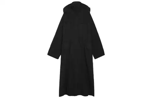 Balenciaga Parka Coat Men's Black