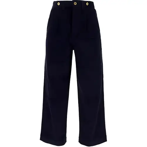 LOEWE Jeans Men's Blue Moderate Wide Leg Pants