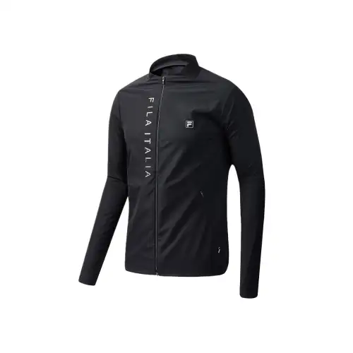 FILA Jackets Men's Legend Blue Stand Collar Moderate Other