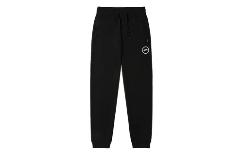 Vans Knitted Sweatpants Men's Black Moderate Cuffed Pants