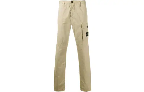 STONE ISLAND Cargo Pants Men's Apricot Moderate