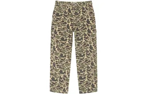 Stussy Camo Canvas Work Pant