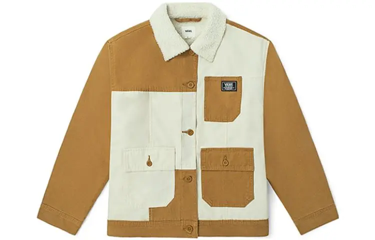 Vans Parka Coats Unisex Pumpkin Lapel Thickened