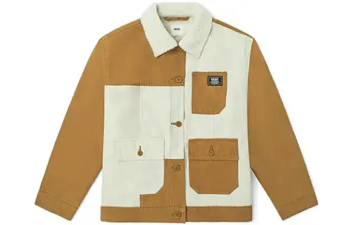 Vans Parka Coats Unisex Pumpkin Lapel Thickened