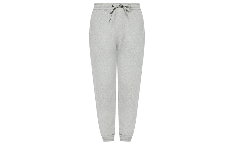 Burberry Burberry casual lace-up knitted sweatpants with letters on the back, men's gray