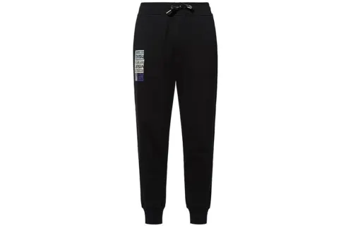 EVISU Cuffed Pants Casual Pants Men's Black