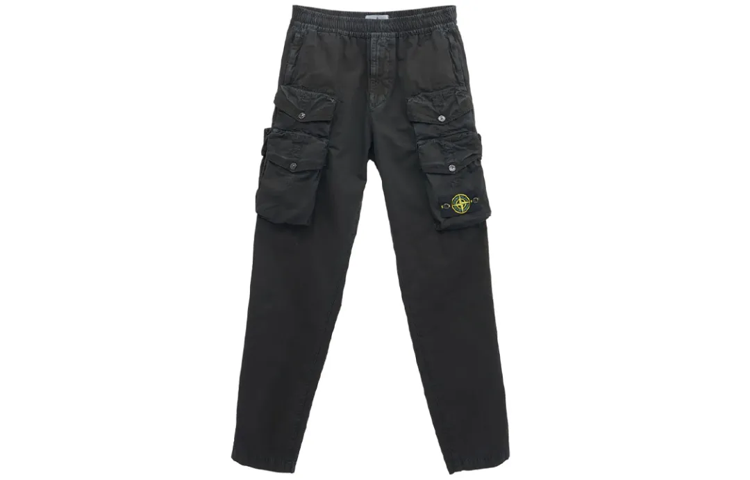 STONE ISLAND Casual Pants Men's Black