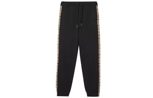 Burberry Knitted Sweatpants Men's Black