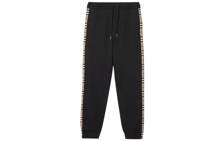 Burberry Knitted Sweatpants Men's Black