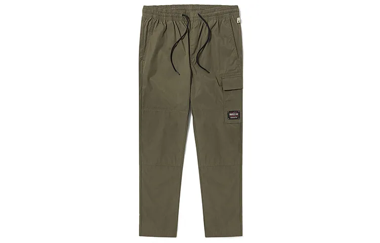 Timberland Cargo Pants Men's Army Green Moderate Straight Fit Pants