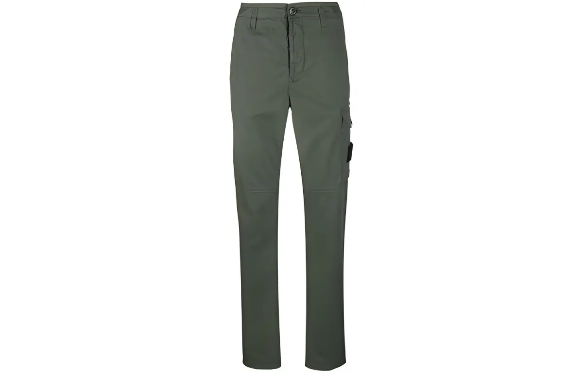 STONE ISLAND Cargo Pants Men's Green Moderate