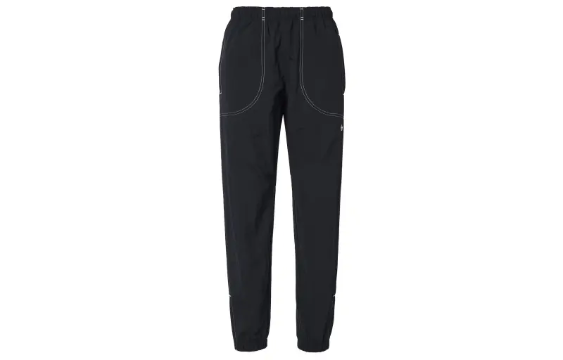 Adidas Originals Knitted Sweatpants Men's Black Moderate Cuffed Pants
