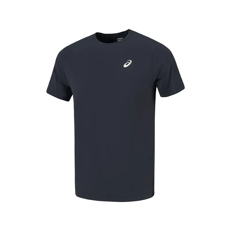 ASICS T-Shirts Men's Black Crew Neck Moderate
