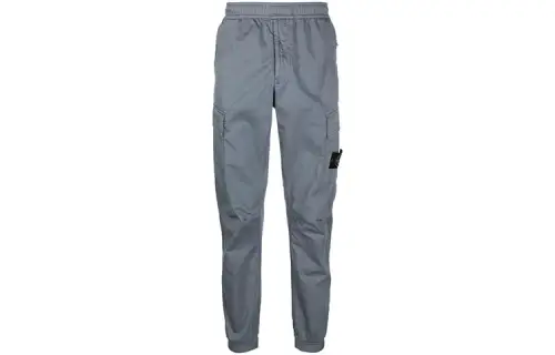 STONE ISLAND Cargo Pants Men's Blue Moderate