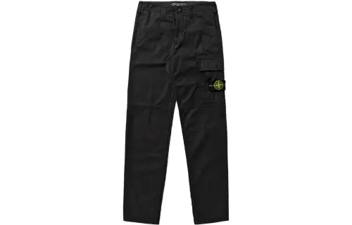 STONE ISLAND SS22 Casual Pants Men's Black