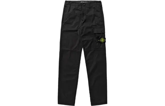 STONE ISLAND SS22 Casual Pants Men's Black