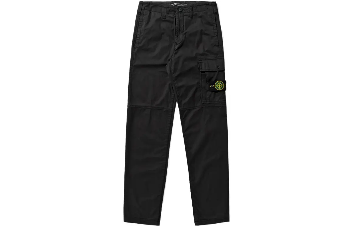 STONE ISLAND SS22 Casual Pants Men's Black