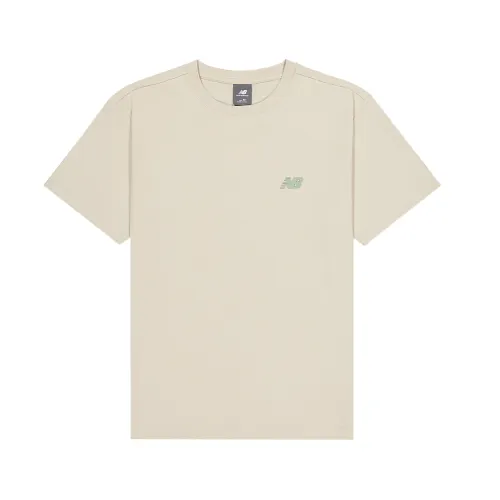 New Balance T Shirt Unisex Beige Gray