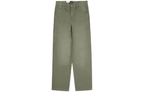 Levis Straight Fit Pants Casual Pants Men's Yellow Green