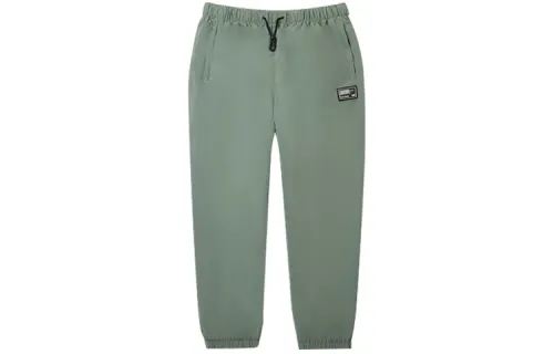 Vans Knitted Sweatpants Men's Olive Green Moderate Cuffed Pants