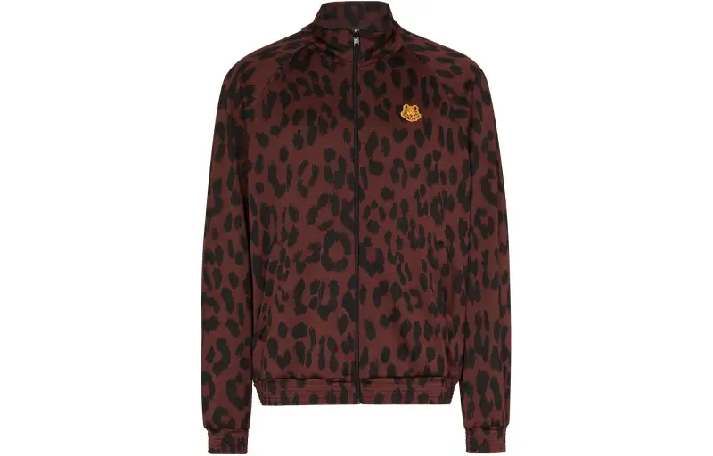 Kenzo leopard print track jacket