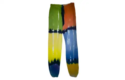 Drew house Smiley Collection Knitted Sweatpants Unisex Rainbow Moderate Straight Fit Pants