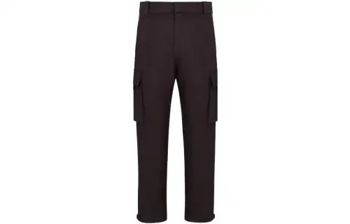 DIOR Quarterly New Products Cargo Pants Men's Black Moderate