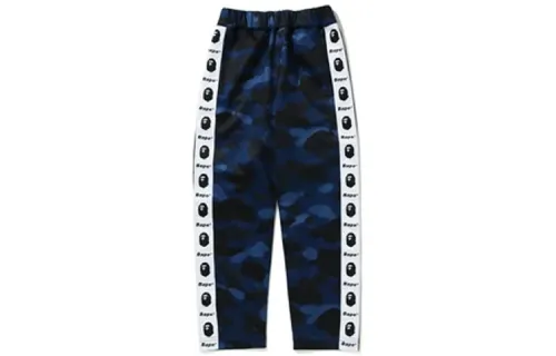 A BATHING APE Knitted Sweatpants Men's Moderate Straight Fit Pants