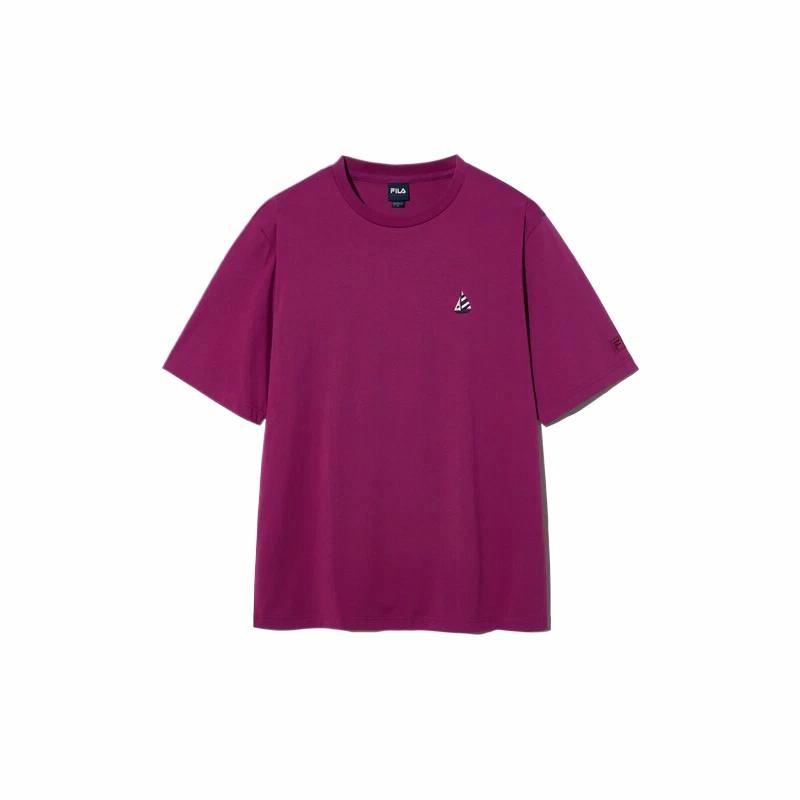Футболка Fila T-Shirt (темно-фиолетовая)