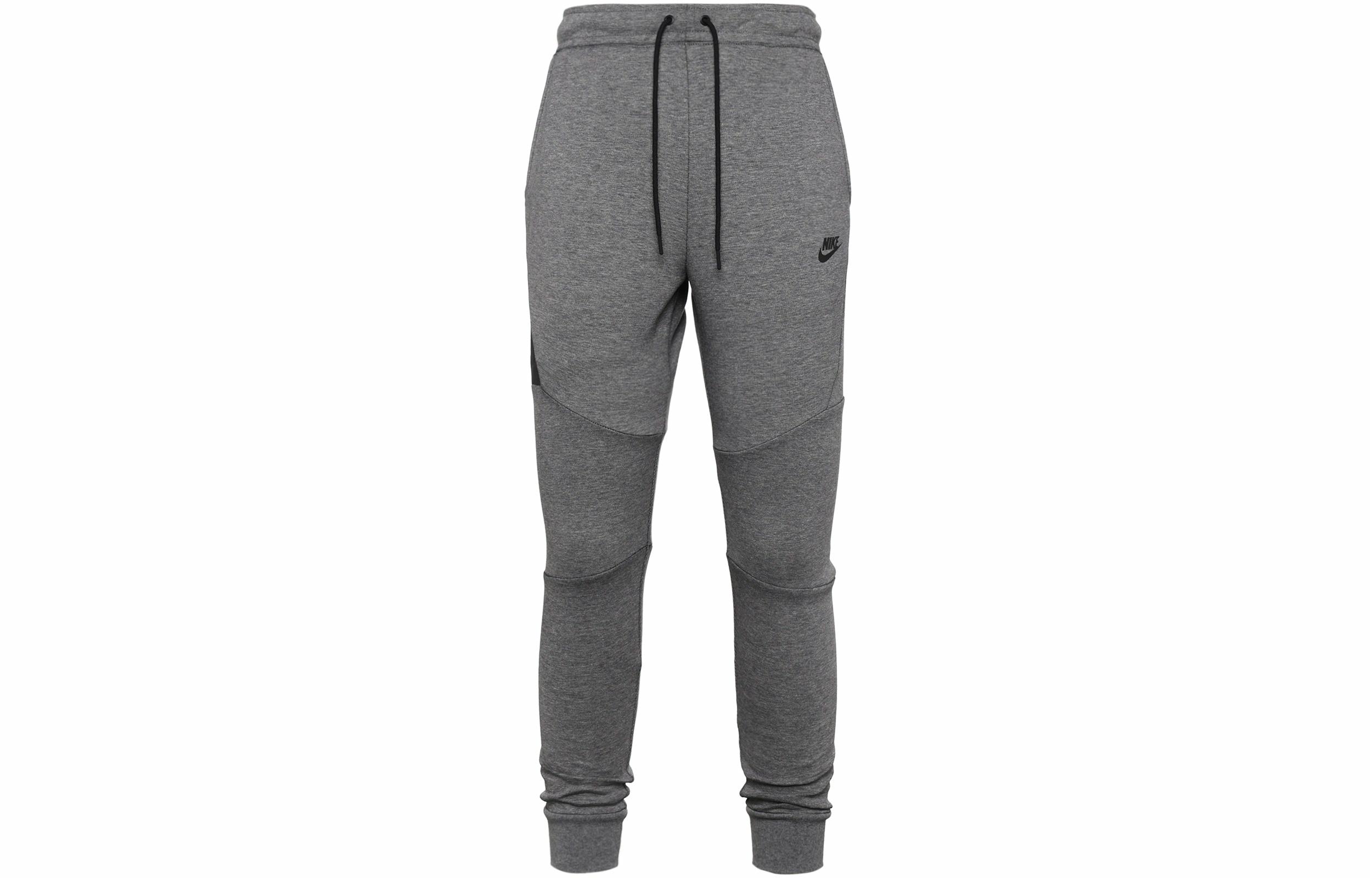 Мужские штаны Nike Sportswear Tech Fleece (светло-серые) — фото 1