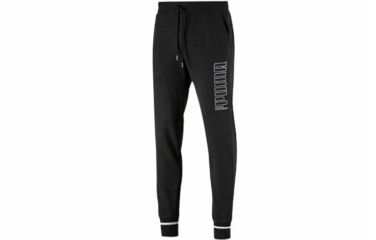 Мужские штаны PUMA Athletics (черные) — фото 1