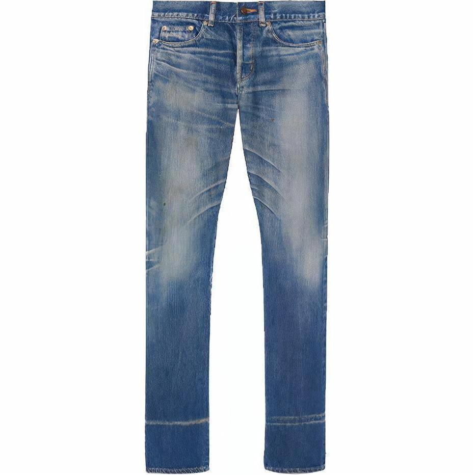 Мужские джинсы SAINT LAURENT (синие)