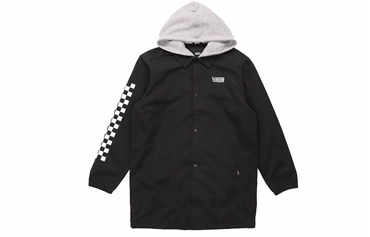 Мужская куртка Vans с капюшоном (черная)