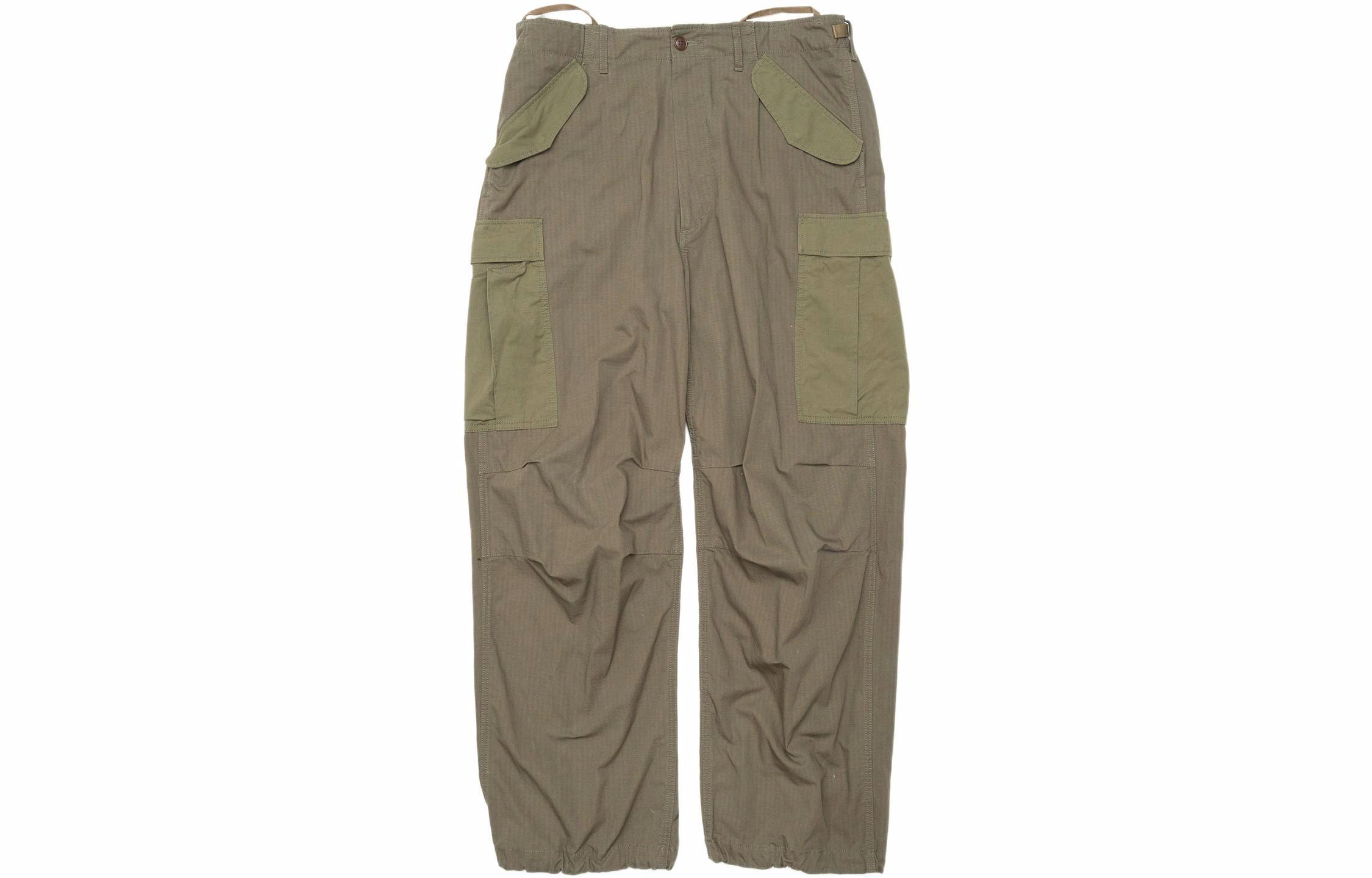 Мужские штаны nanamica Cargo Pants (зеленый) — фото 2