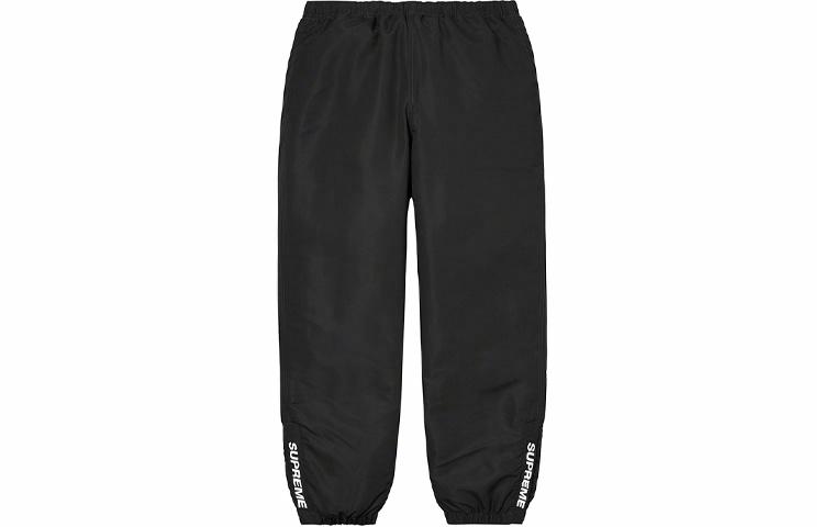 Штаны Supreme FW20 Week 9 Warm Up Pant LOGO (черные) — фото 2