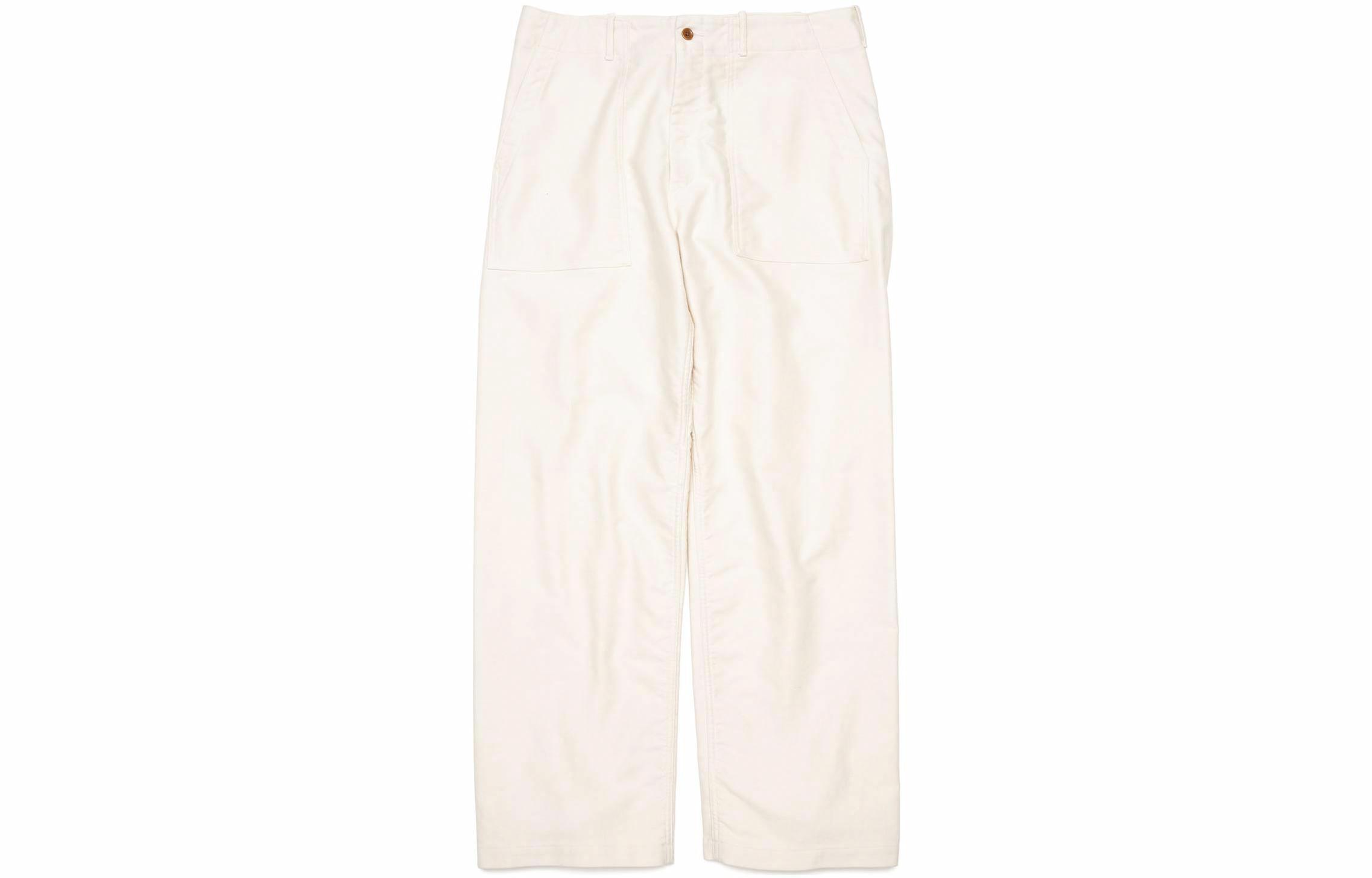 Штаны nanamica Dock Pants (оливково-зеленые) — Темно-синий (Dark Blue) — фото 3