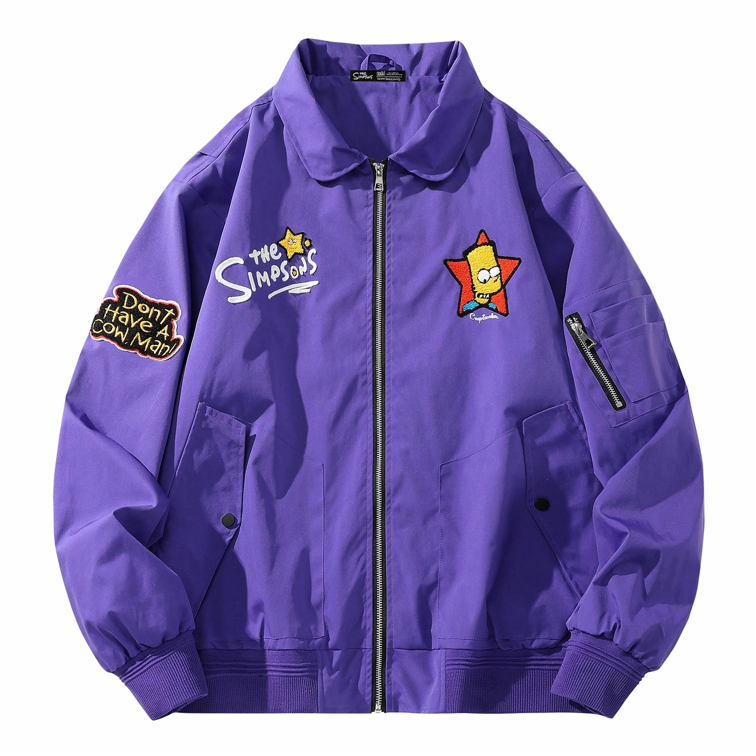Куртка The Simpsons Bomber Jacket (черная)