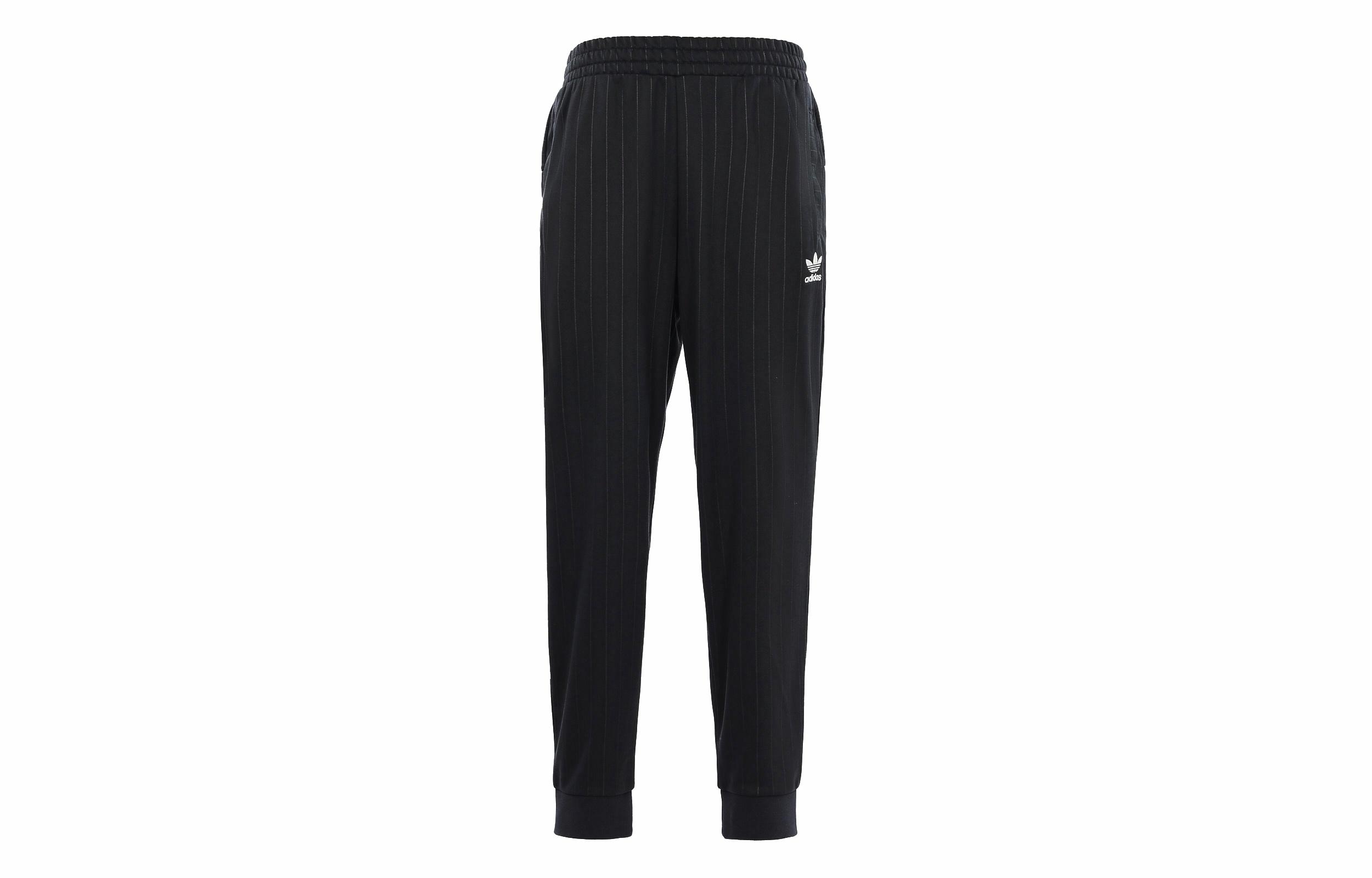 Мужские штаны adidas Originals Pinstripe Track Pants (черные)