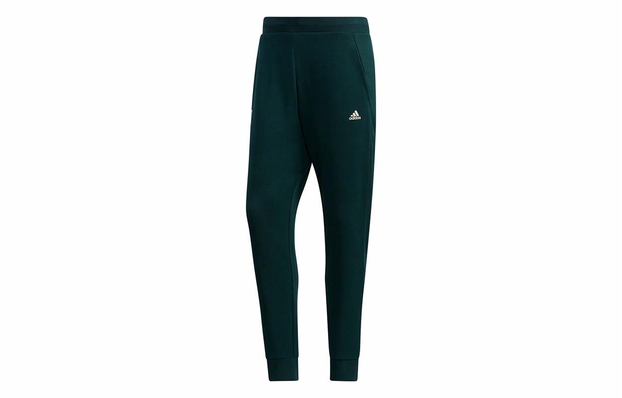 Мужские штаны adidas WJ PT KN SWT (темно-зеленые) — фото 1