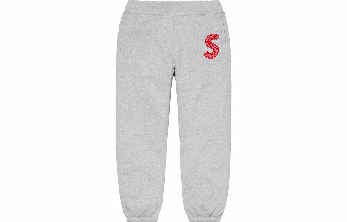 Штаны Supreme S Logo Sweatpant (черные) — фото 9