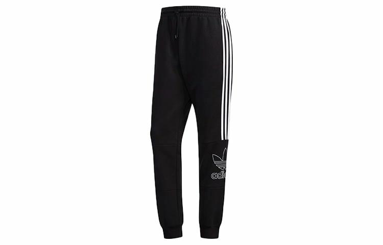 Мужские штаны adidas originals Logo (черные) — фото 1