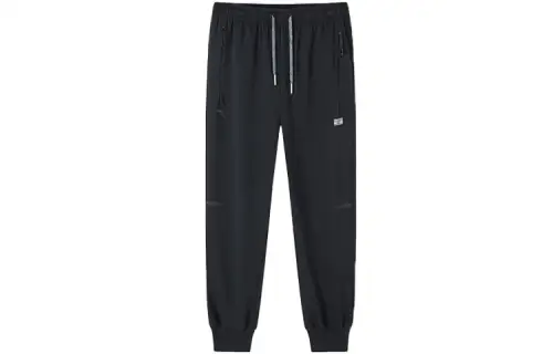 ANTA Variety Training Collection Knitted Sweatpants Men's Black Moderate Other
