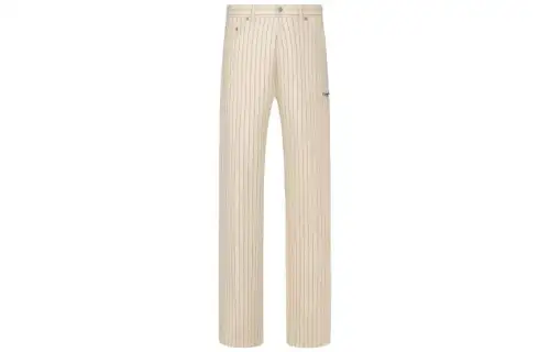 DIOR Homme Striped Straight Leg Jeans