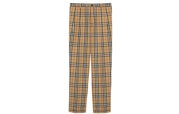 Burberry Casual Pants Men's Beige Brown