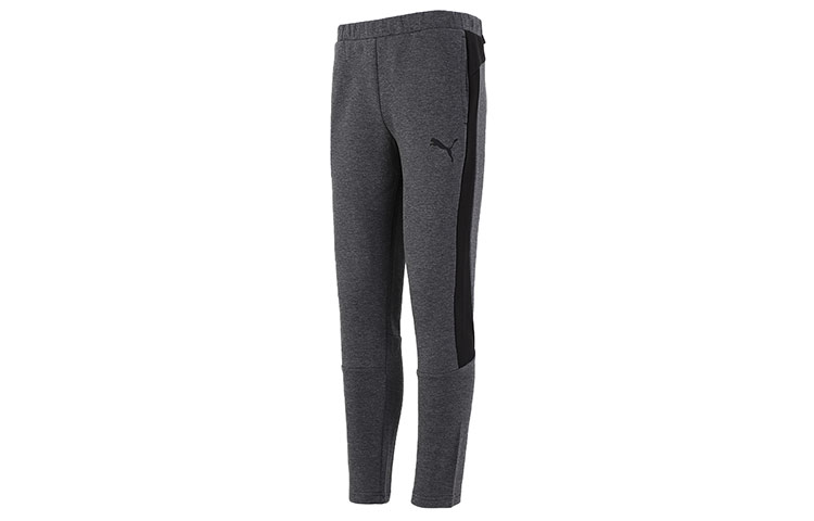 PUMA EVOSTRIPE Knitted Sweatpants Men's Dark Gray